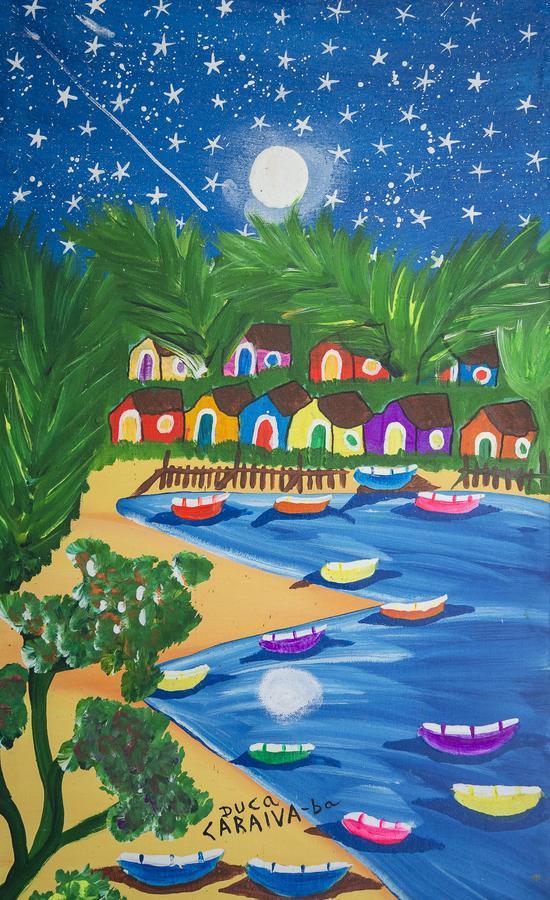 Casa Azul Caraiva - Casas Do San Apartment Luaran gambar